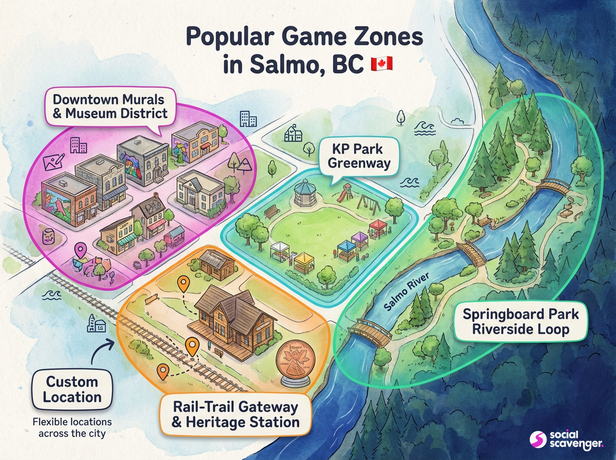 Explore Salmo's Premier Game Zones