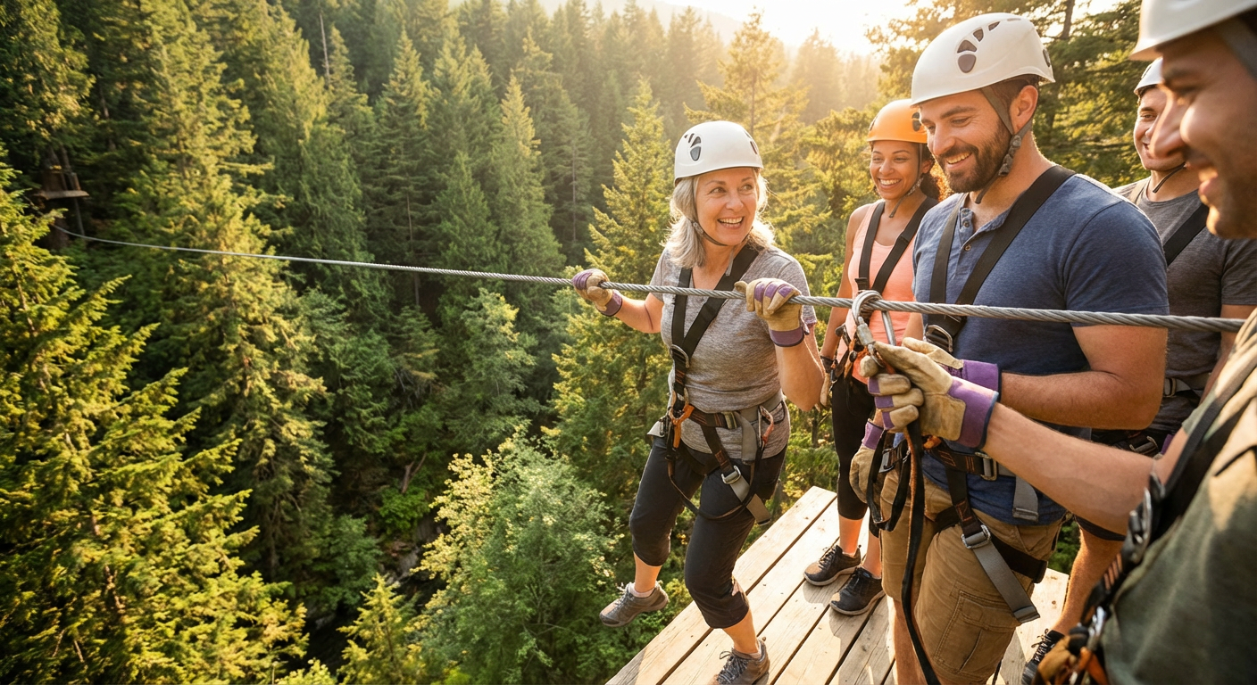 Kokanee Creek Canyon Ziplining Adventure