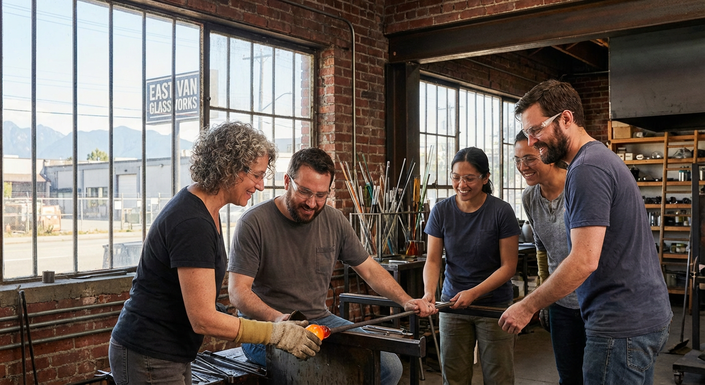 Private Glassblowing Lesson for Teams