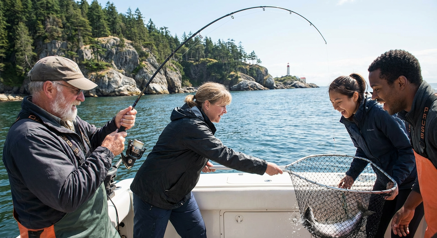 Five-Hour Salmon Fishing Charter from Horseshoe Bay