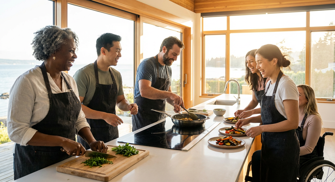 Hands-On Team Cooking Class at Your Venue