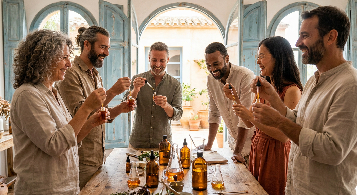 French Riviera Team Perfume Creation Workshop