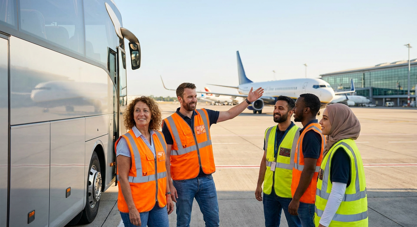 Frankfurt Airport Apron Mini Group Tour