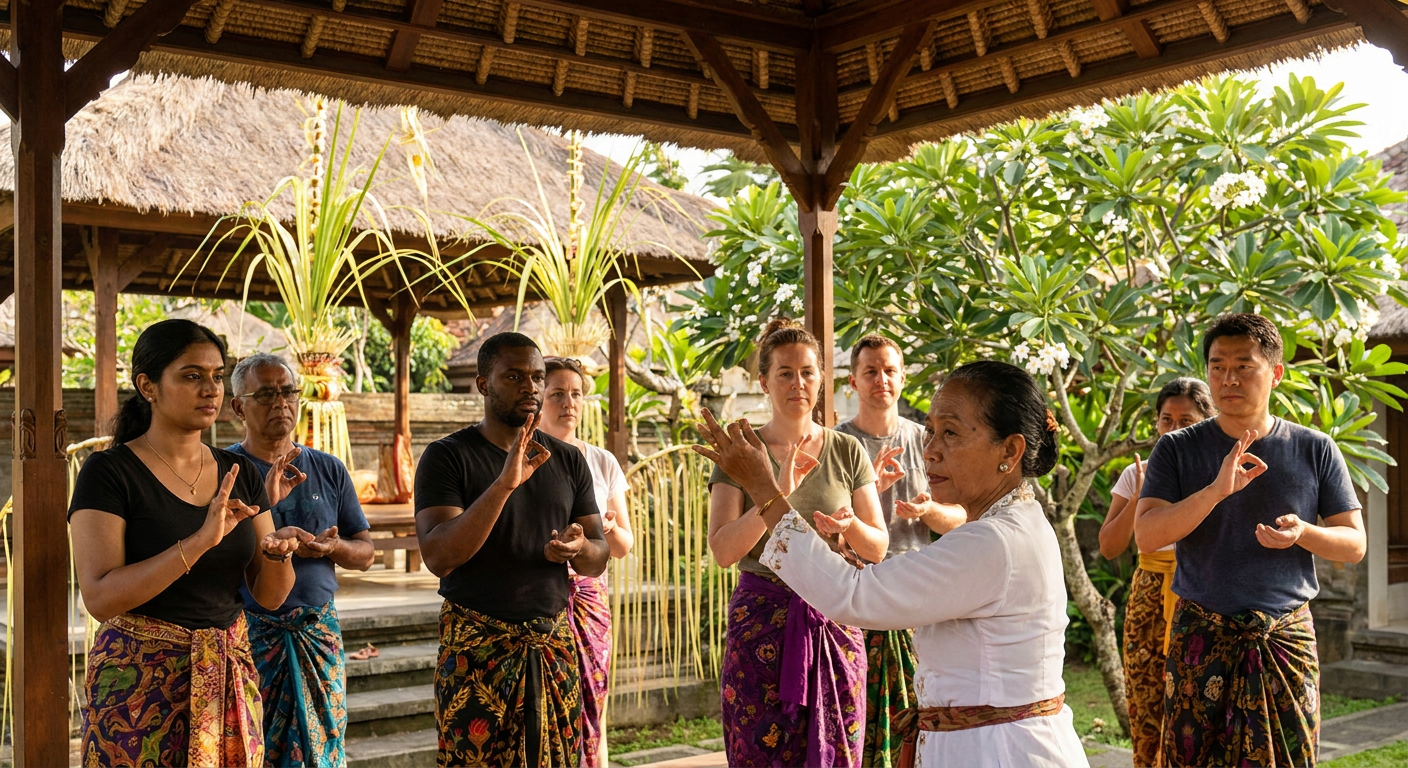 Balinese Dance Fundamentals at Griya Santrian