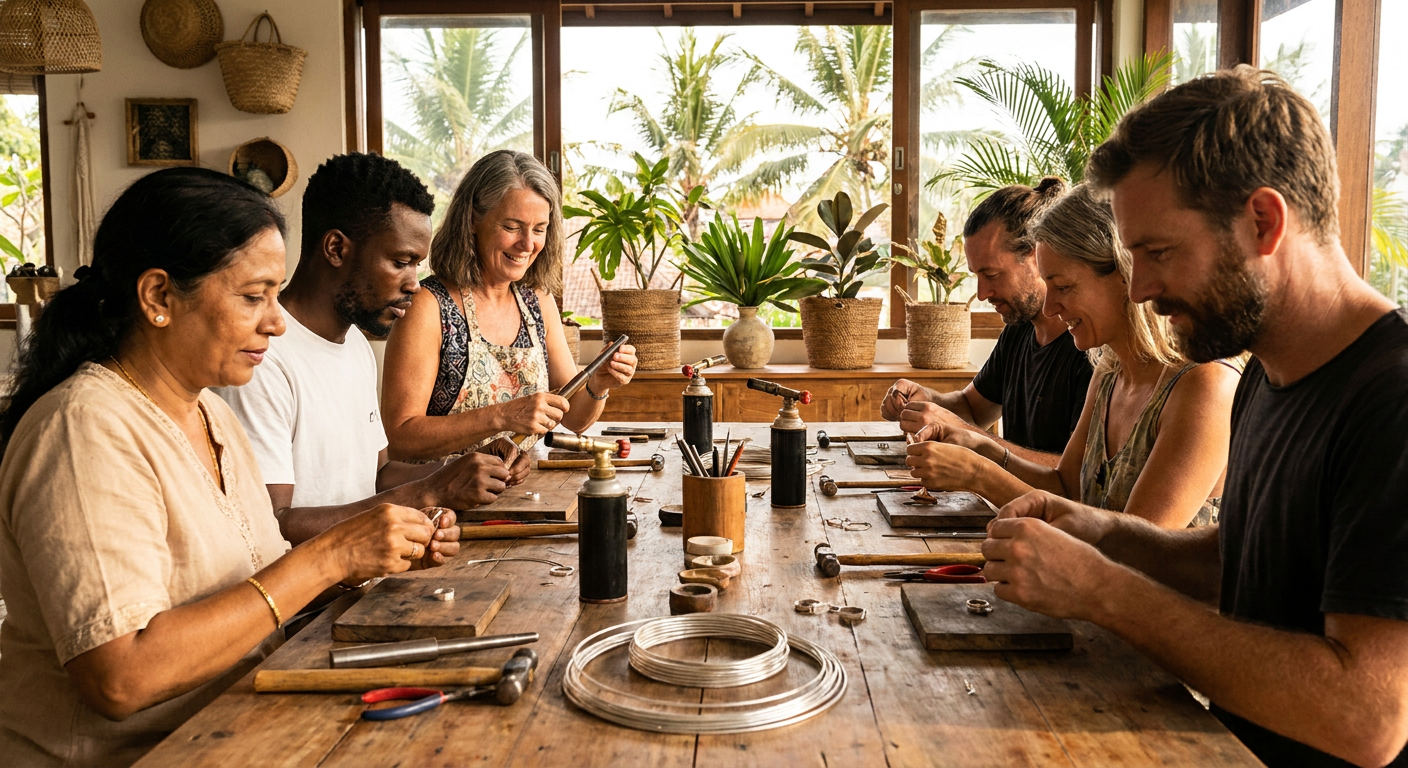 Seminyak Silver Jewelry Making Workshop