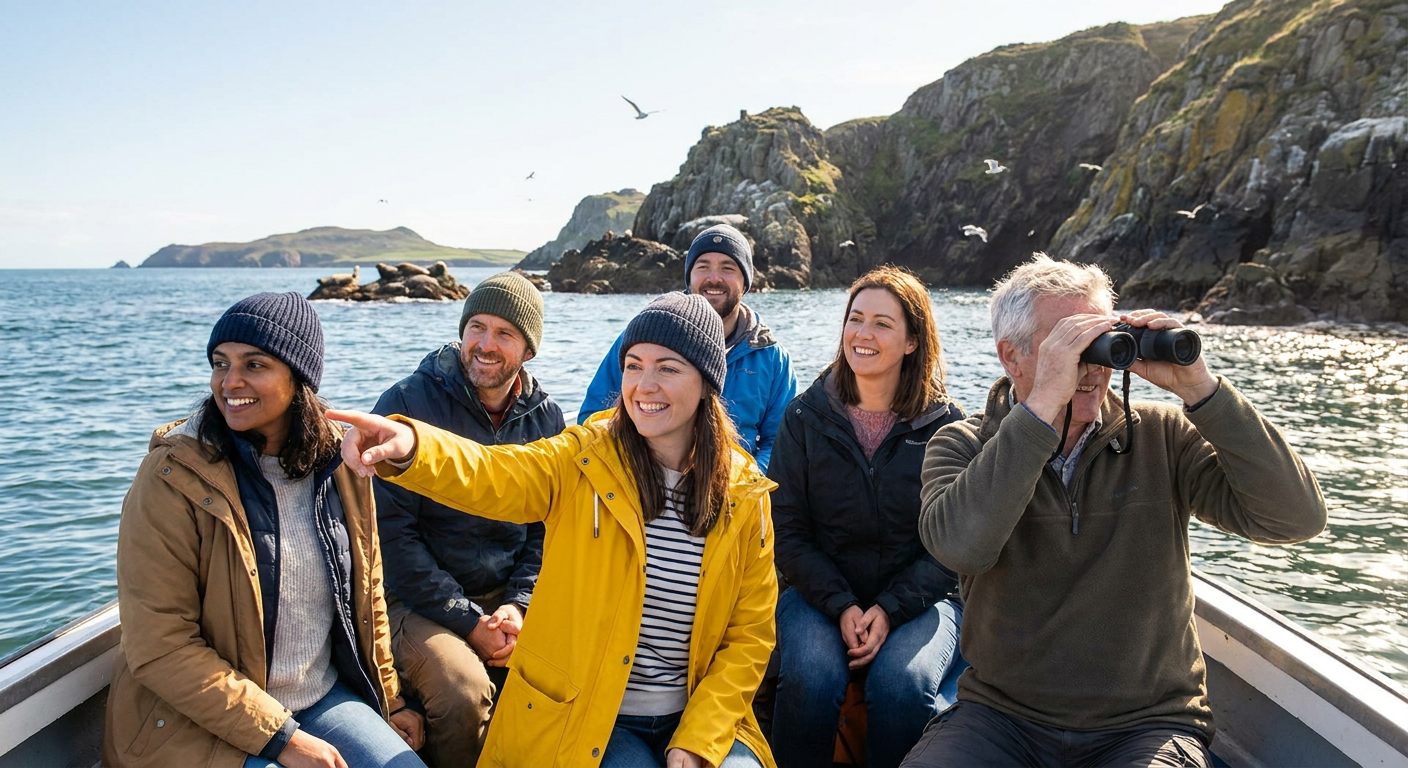Private Howth Harbour Walk and Coastal Boat Tour