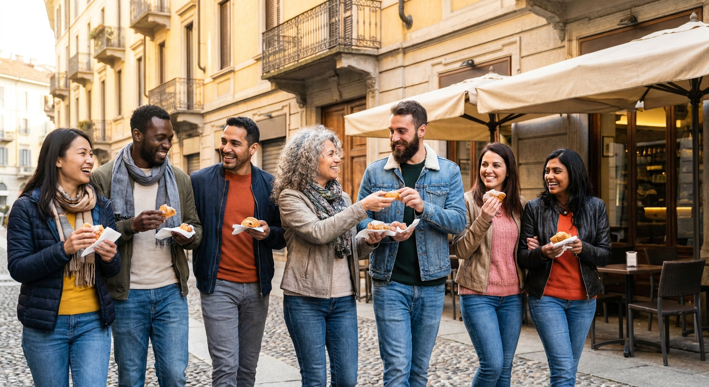Milanese Patisserie Tasting Walking Tour