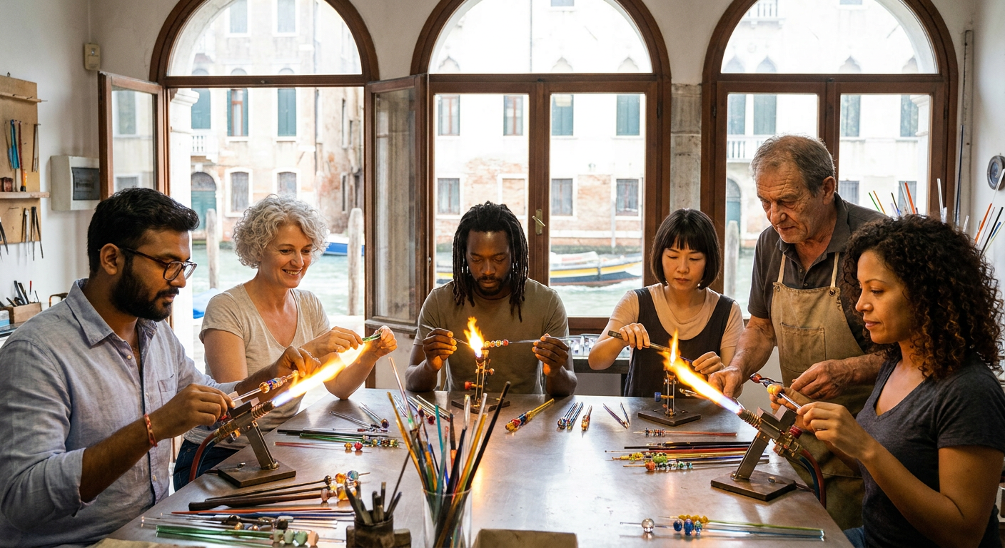 Murano Glass Bead Making Workshop