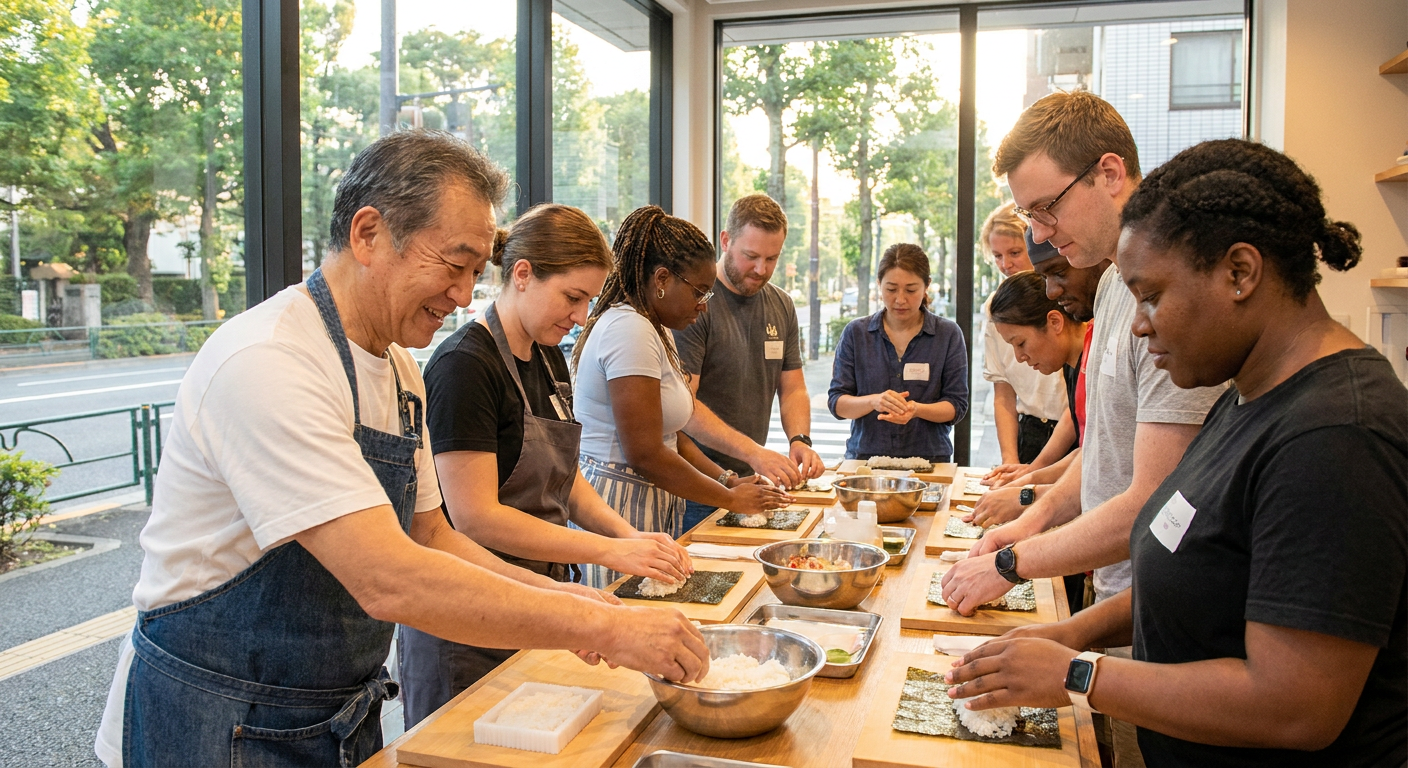 Tsukiji Group Sushi Cooking Class