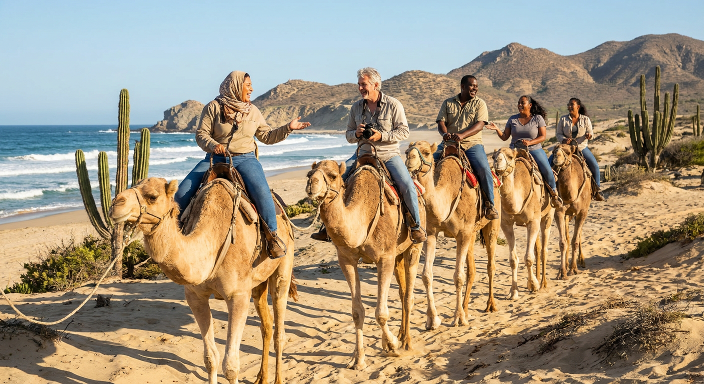 Private Baja Beach Camel Safari