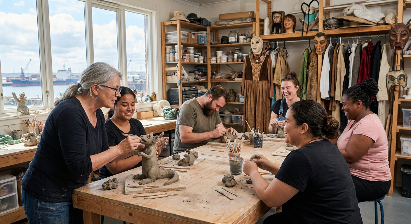Movie Effects Sculpting Workshop And Tour