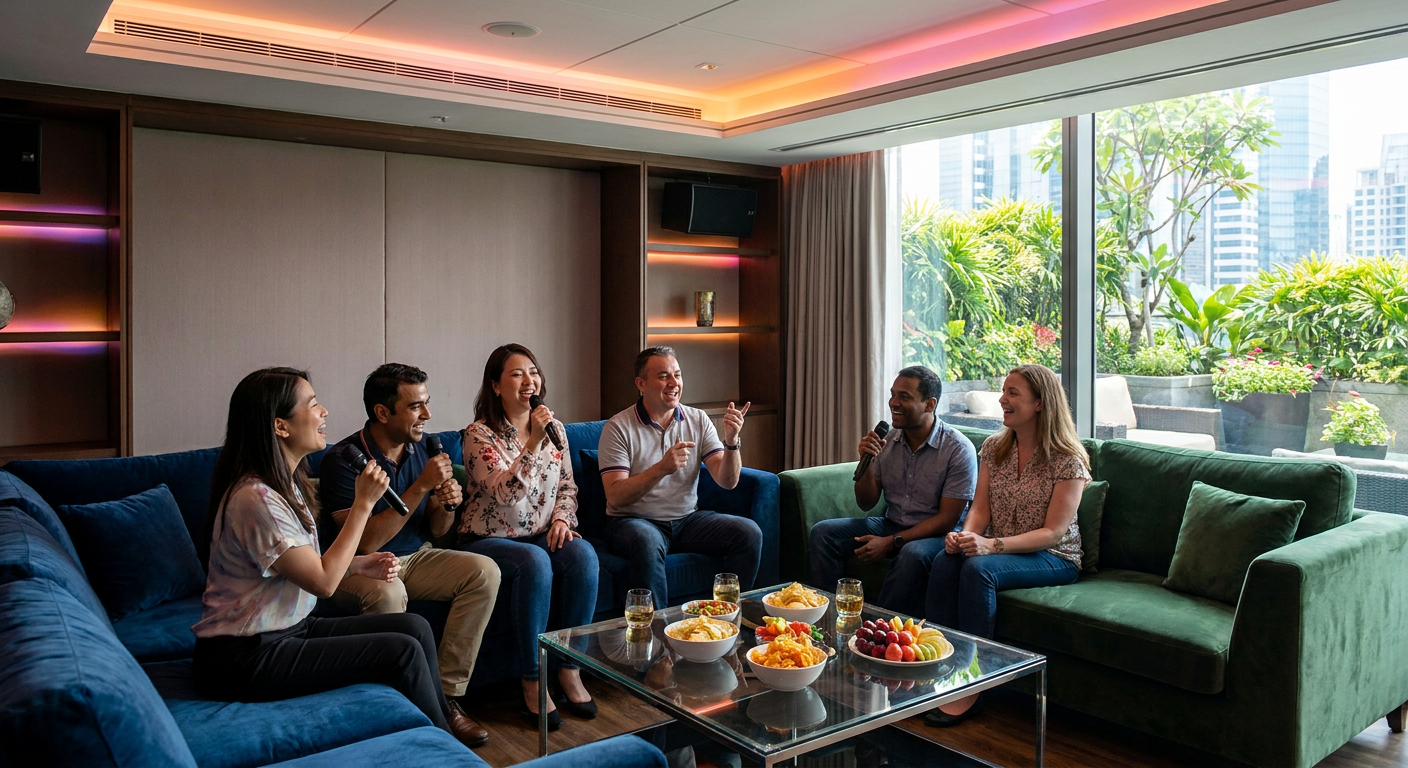 Private Karaoke Suite at Rockstar KTV SM Aura