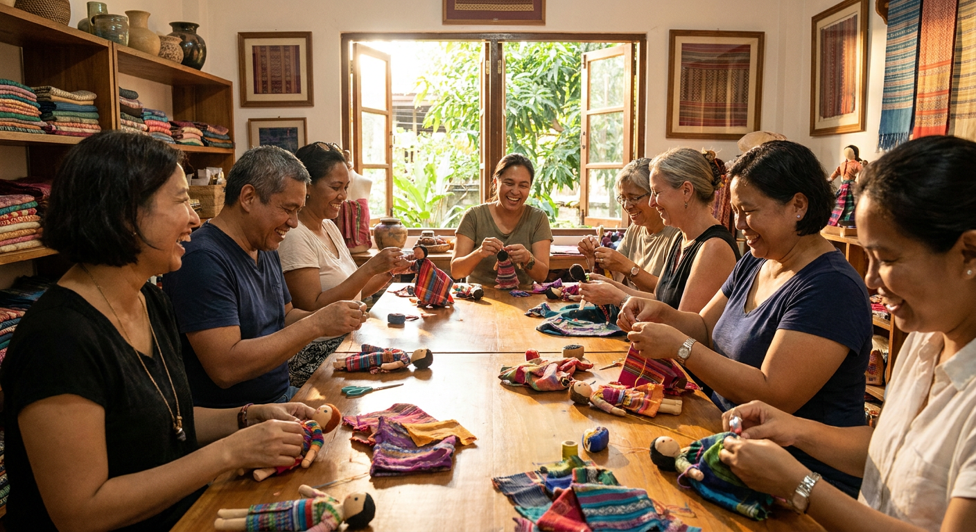 Dress Your Own Doll Workshop with Cebu Weaves at ANTHILL