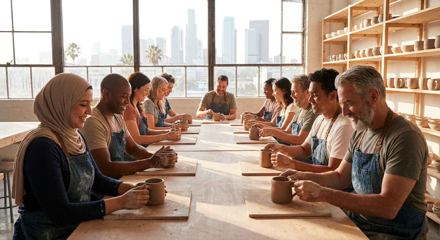 Hand-Build Your Own Mug Pottery Workshop