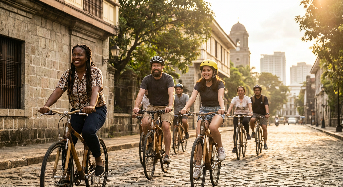 Intramuros Sunset Bamboo Bike Tour