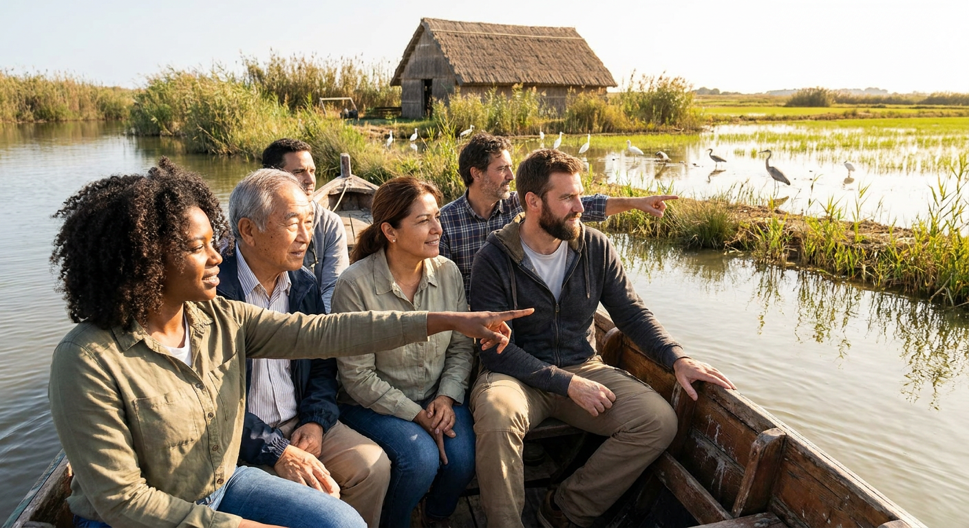 Traditional Albufera Boat and Barraca Visit