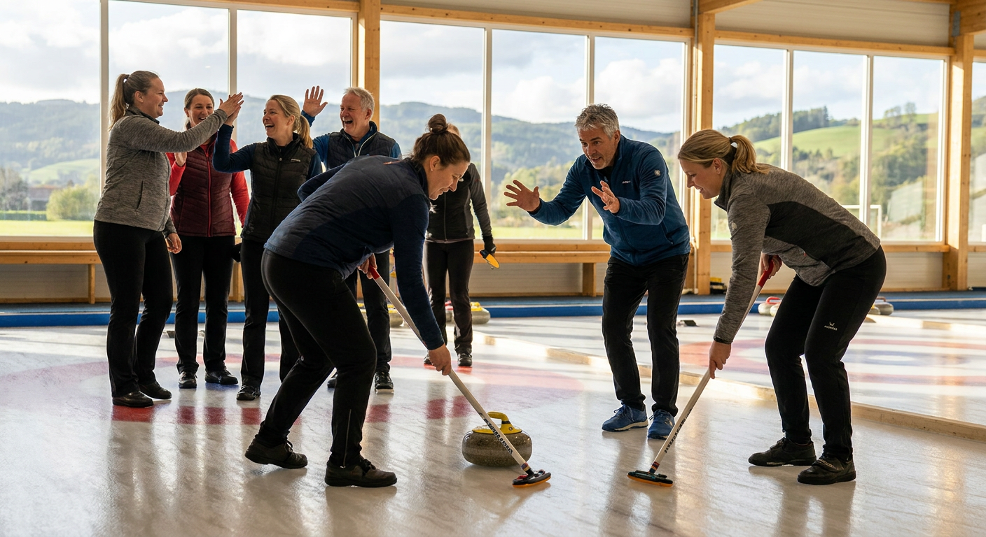 Learn to Curl Team Experience at Greenacres
