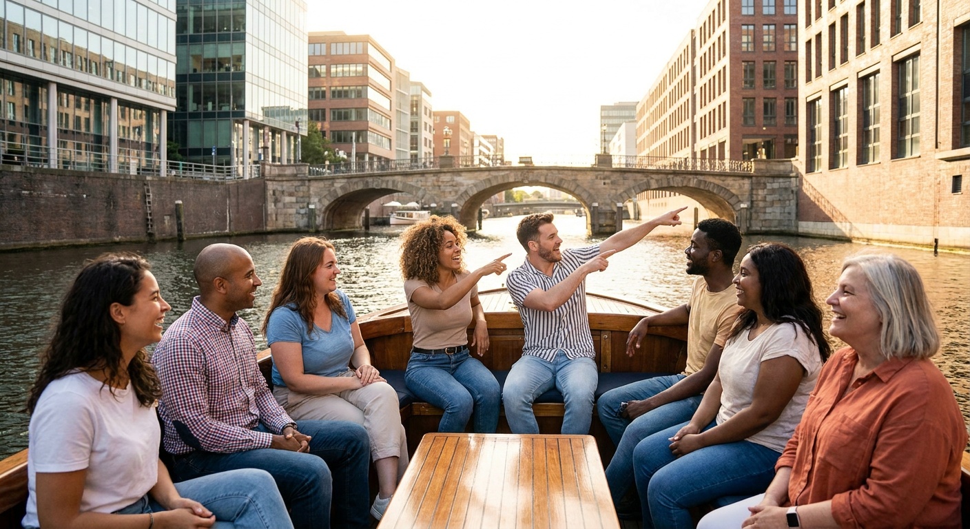 Private Canal Boat Charter on Manchester Waterways