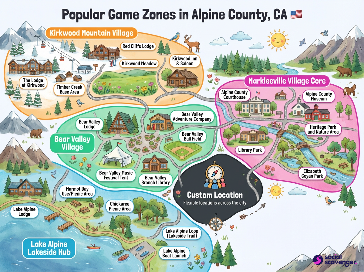 Explore Alpine County's Premier Game Zones