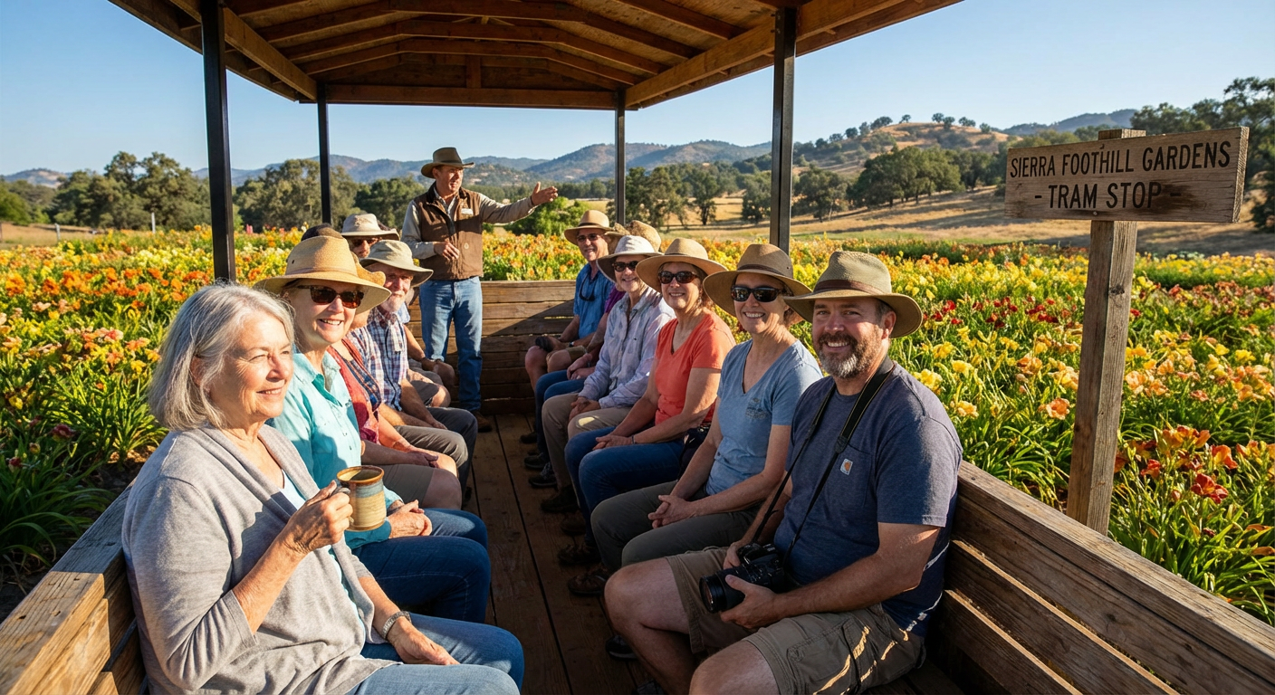 Amador Flower Farm Private Tram Tour