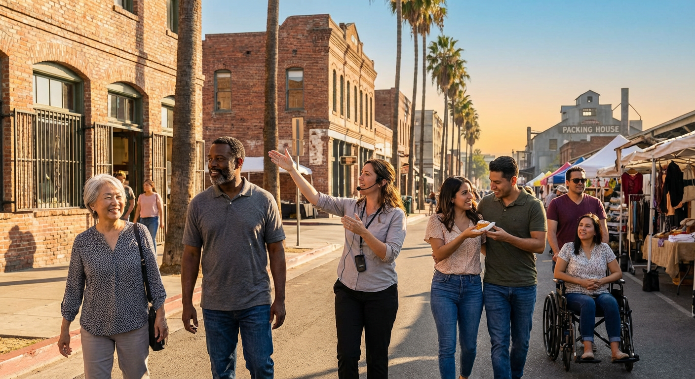 Anaheim Downtown and Packing District Guided Walking Tour