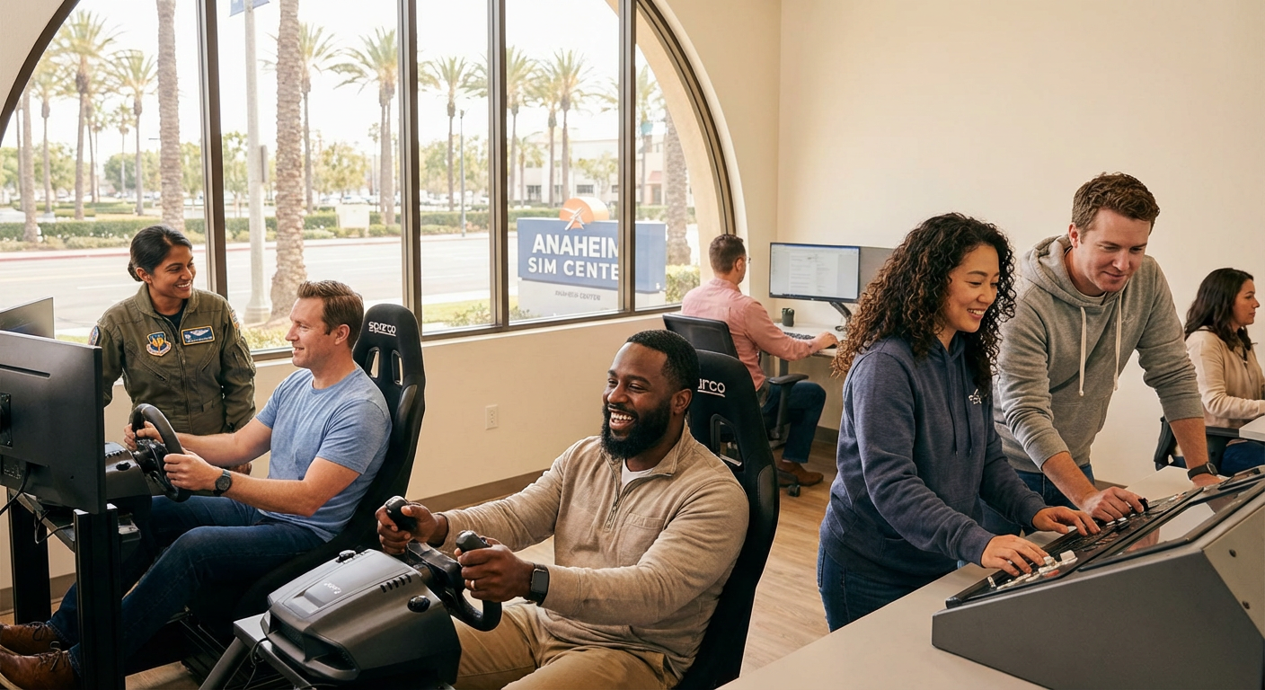 Private Fighter Jet and Racing Simulator Team Challenge