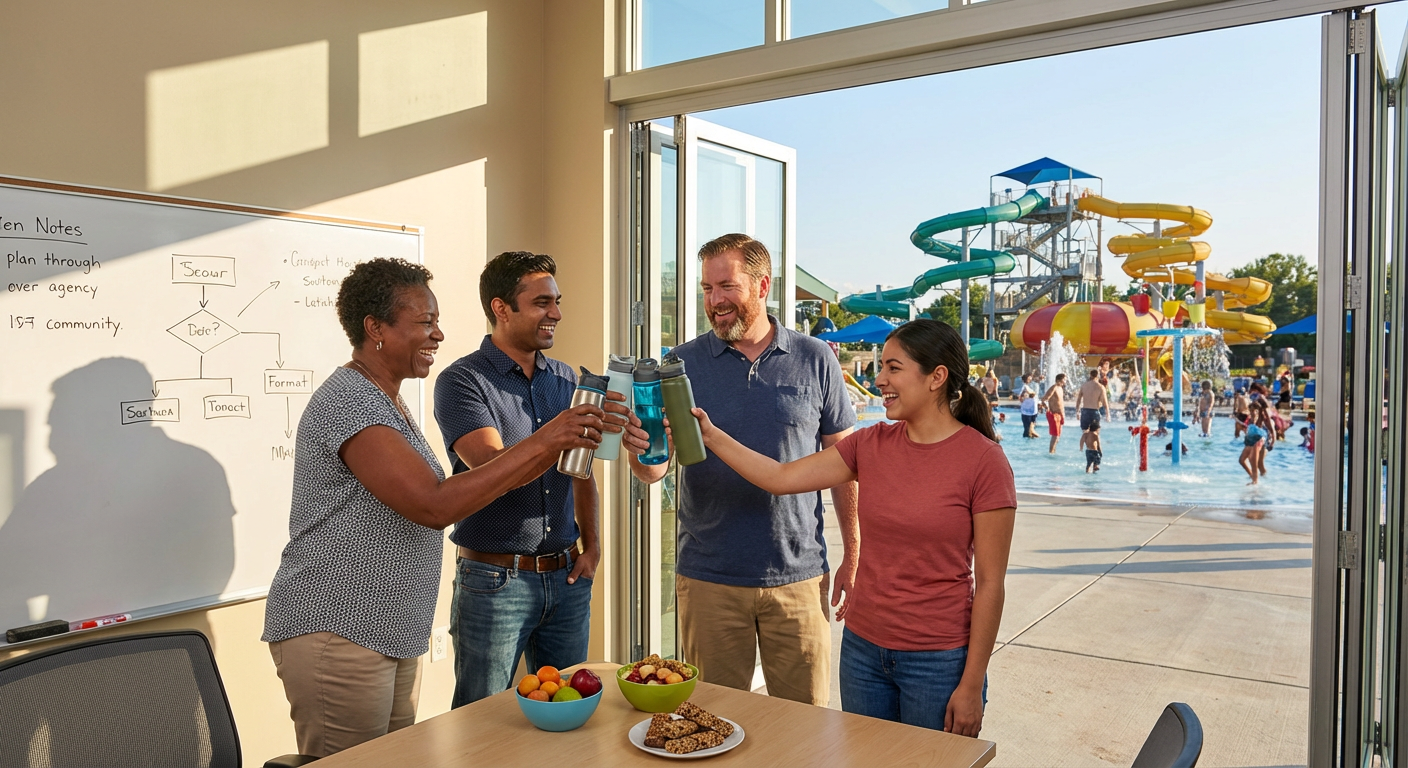 Poolside Room and Swim Time at Antelope Aquatic Complex