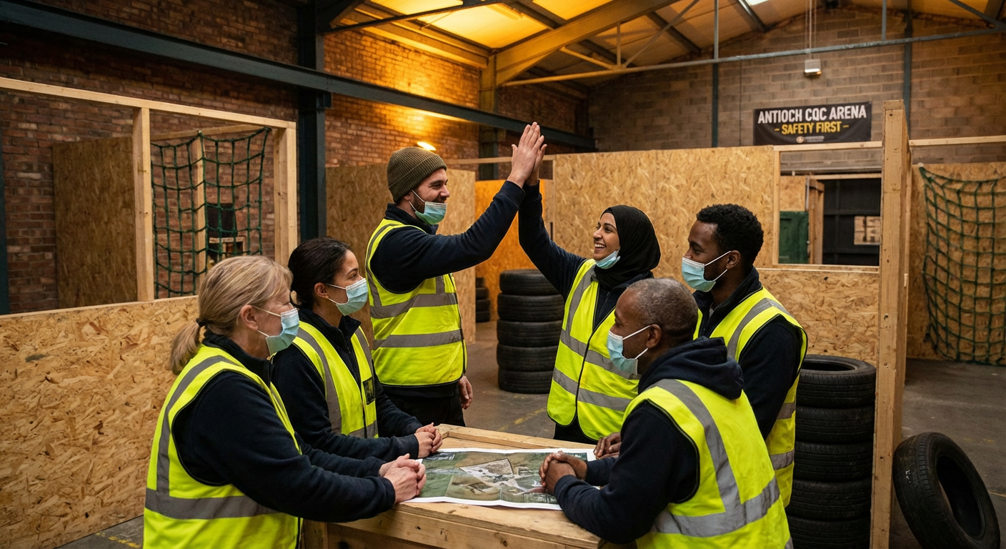 Private Indoor Airsoft Arena Takeover