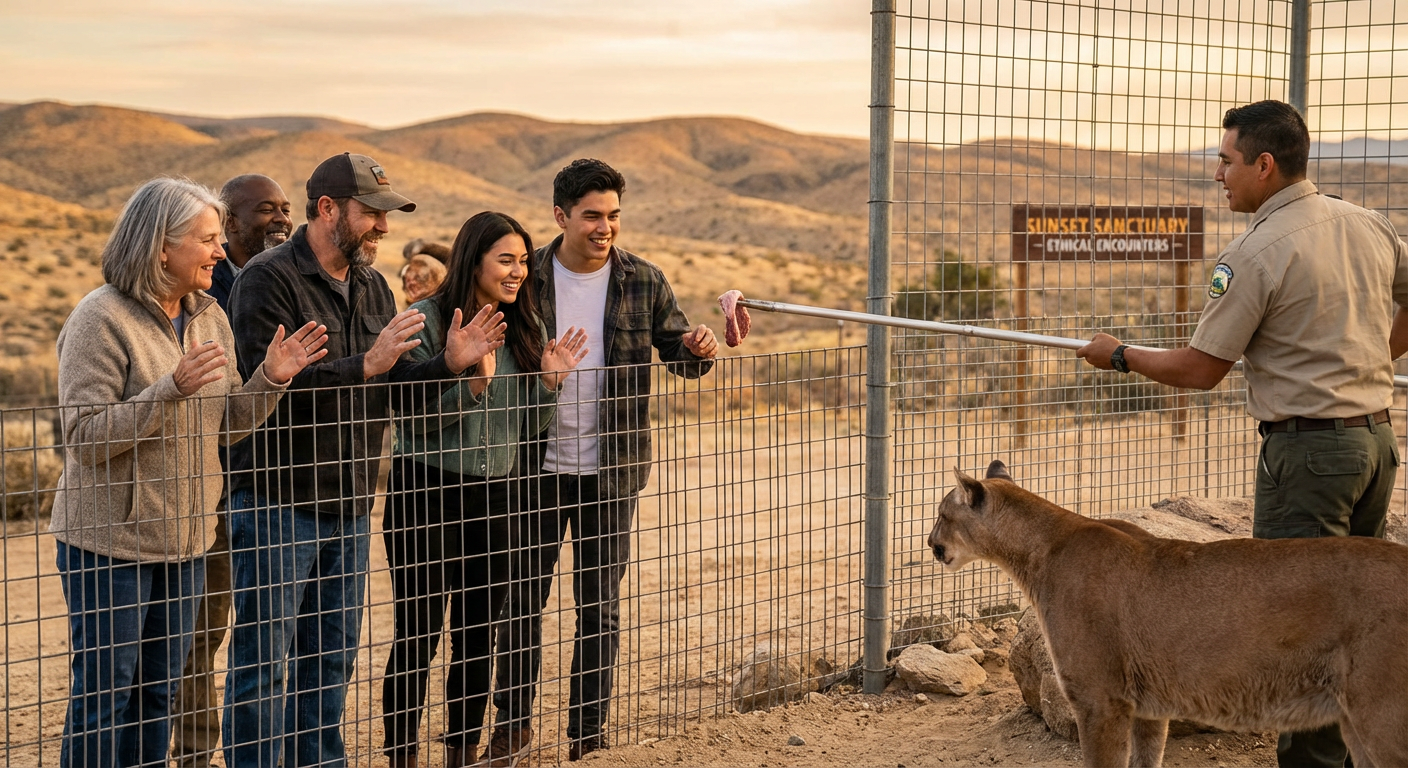 VIP Wildlife Sanctuary Tour and Feeding Encounter