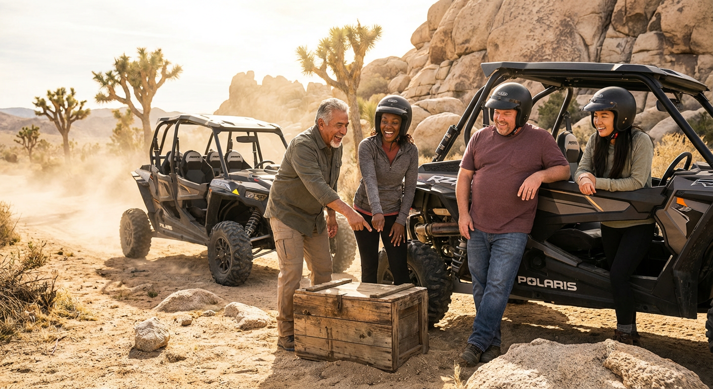 Self-Guided UTV Scavenger Quest in Johnson Valley