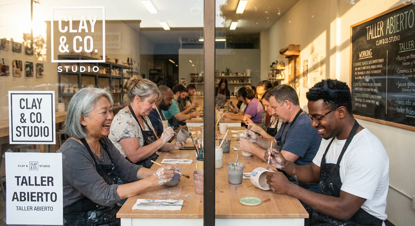 Closed‑Studio Pottery Painting Party at Hello Pottery