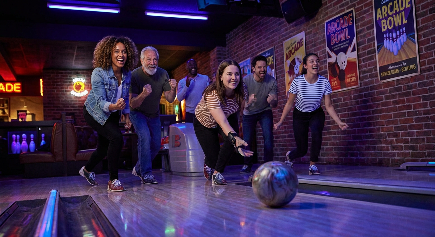 Glow Bowling Lane Rental at Country Club Lanes