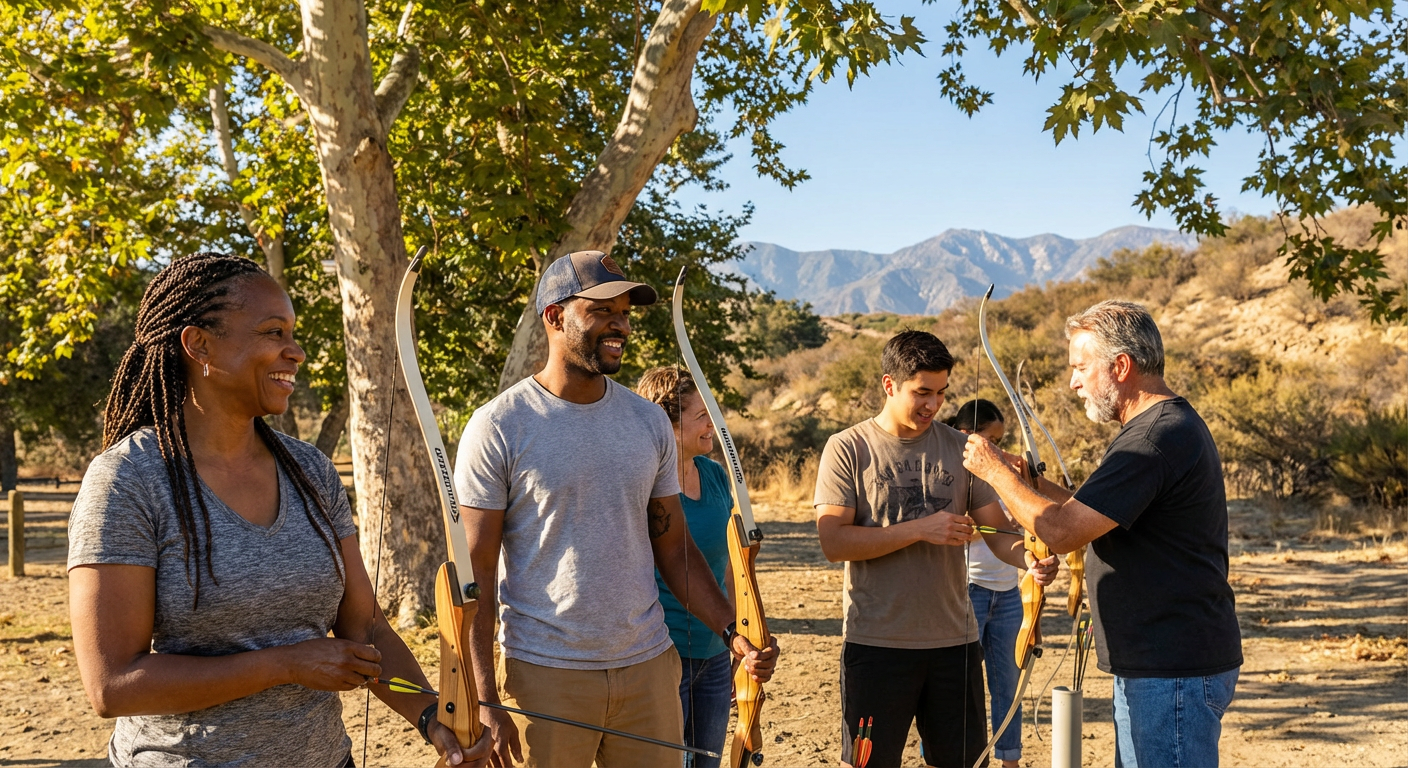Private Group Archery Class in the Arroyo