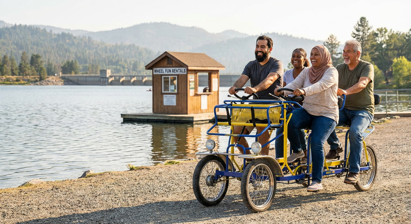 Triple Surrey Team Ride at Santa Fe Dam