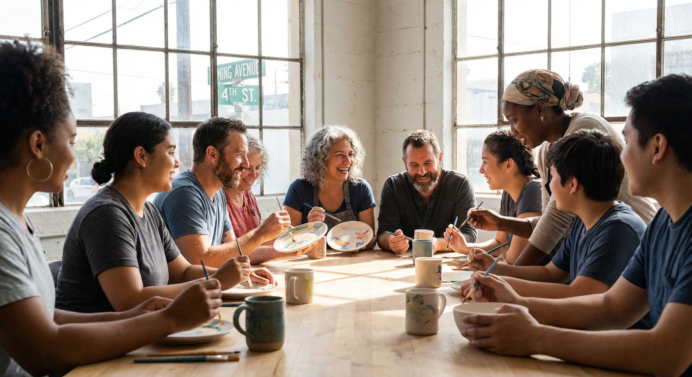 Private Ceramic Painting Party at Color Me Mine