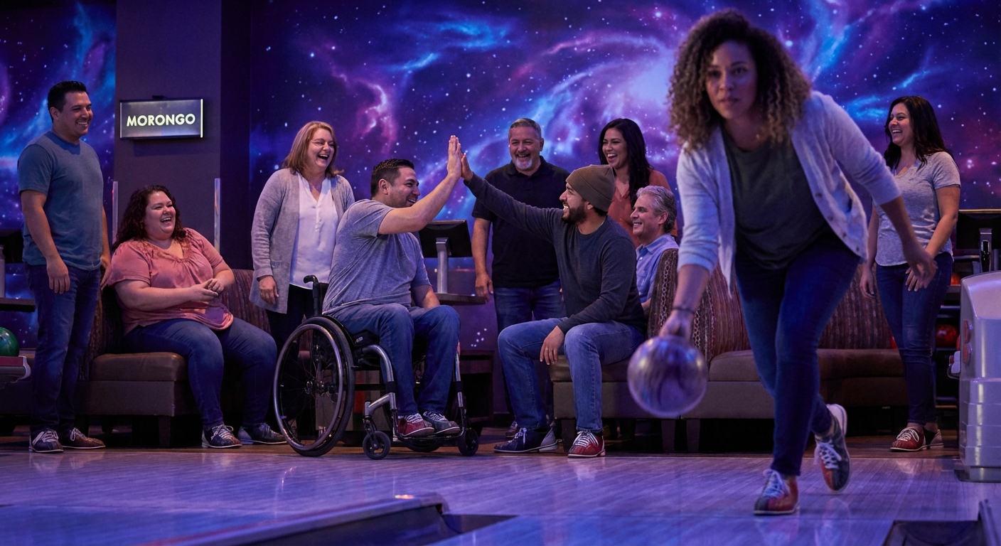 Cosmic Bowling Hour at Canyon Lanes, Morongo