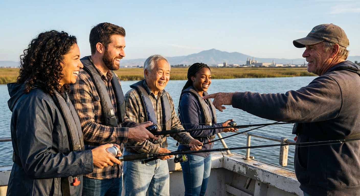 California Delta Striped Bass Charter from Pittsburg Marina
