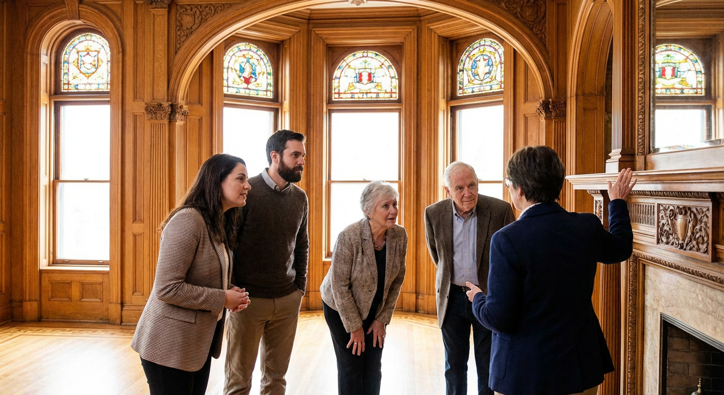 Docent-Guided Mansion Tour at Kimberly Crest