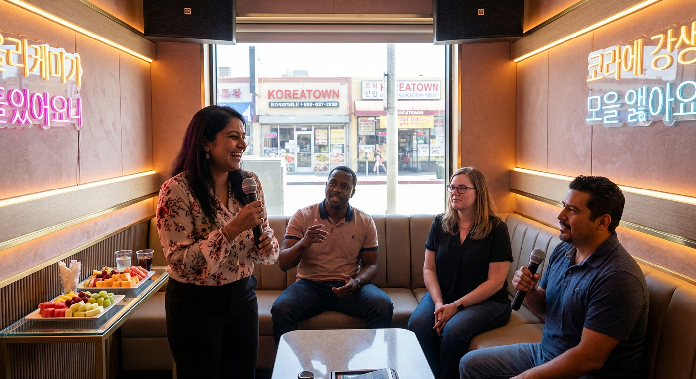 VIP Private Karaoke Suite for Corporate Groups