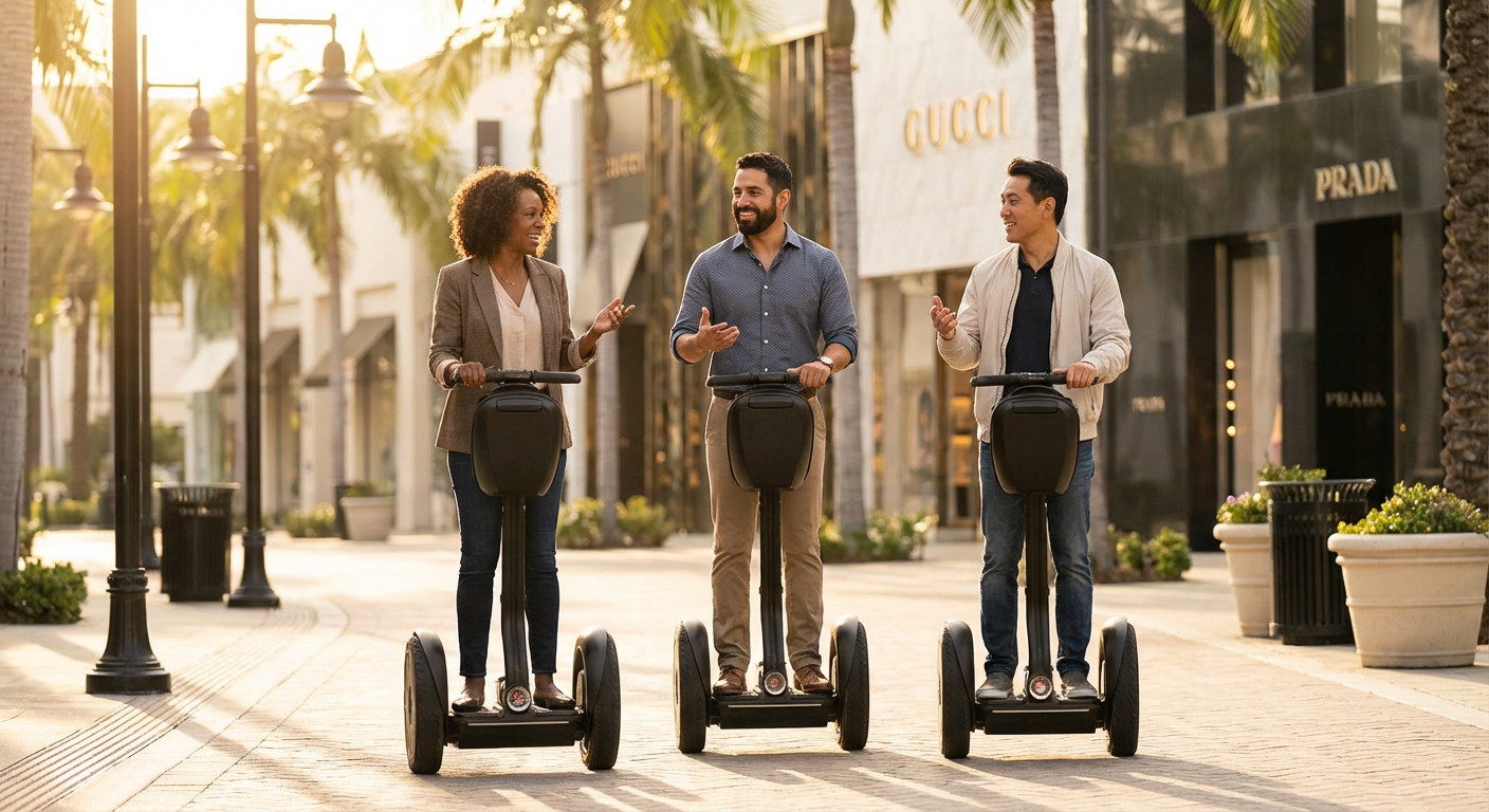Beverly Hills Segway Tour Past Rodeo Drive and Dream Homes