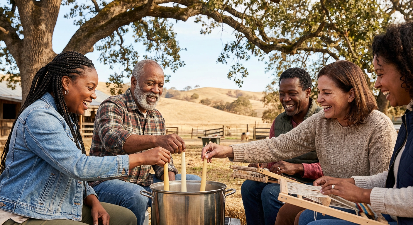 Hands-On Colonial Living History at Riley’s Farm
