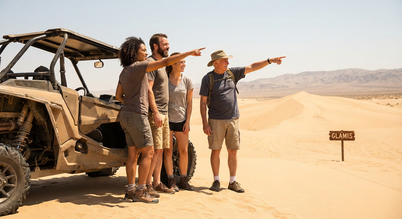 Private UTV Dune Riding at Imperial Sand Dunes