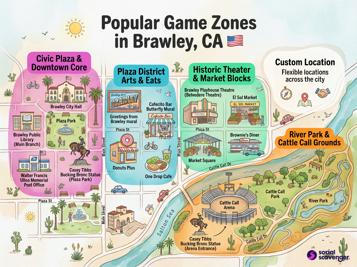 Explore Brawley's Premier Game Zones
