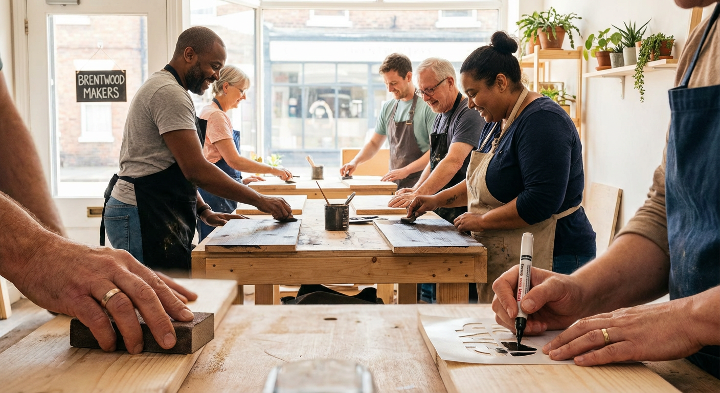 DIY Wood Sign Workshop Party at Created By You