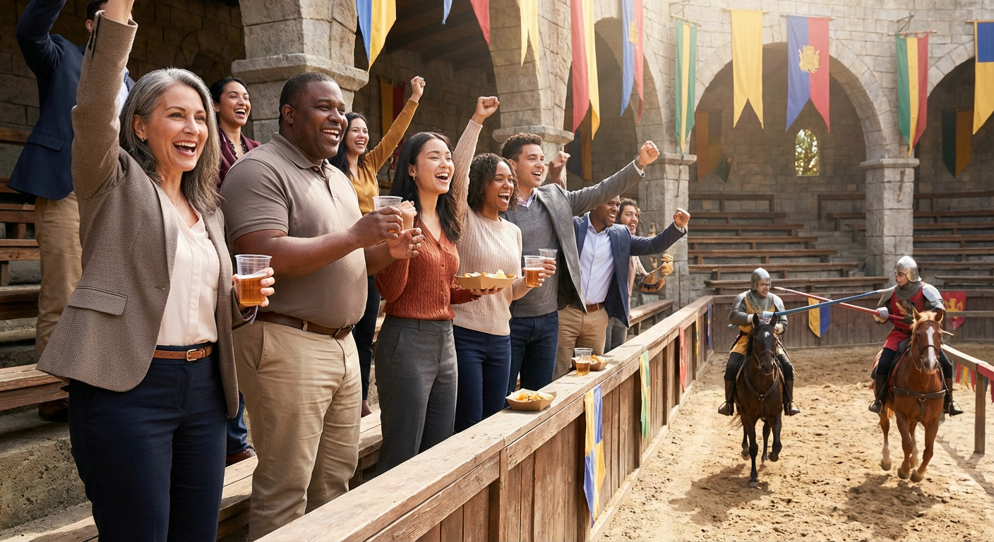 Medieval Jousting Dinner Tournament Team Outing