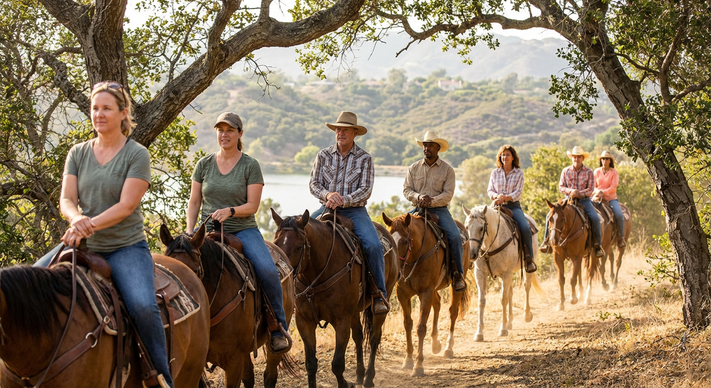 Malibu Creek Guided Horseback Ride for Teams