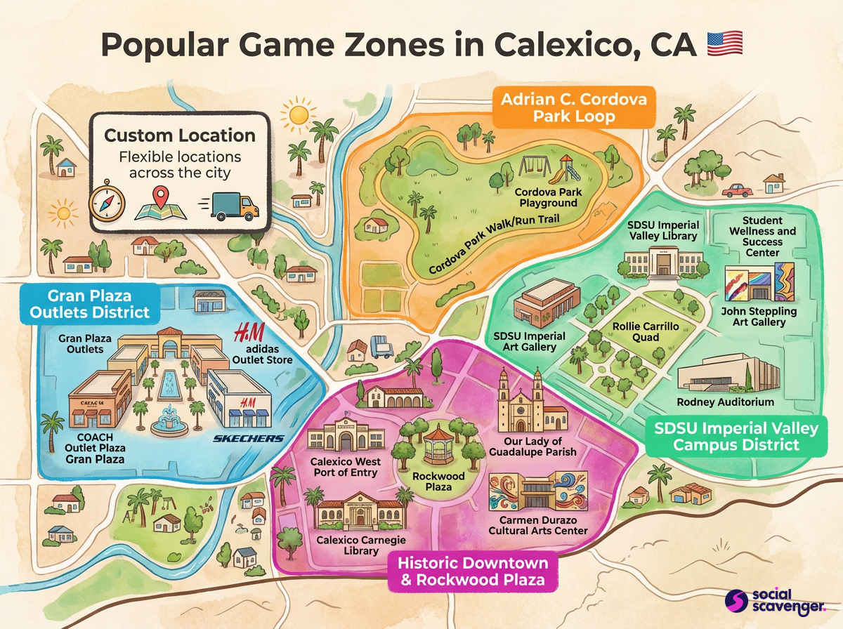 Discover Calexico's Premier Game Zones