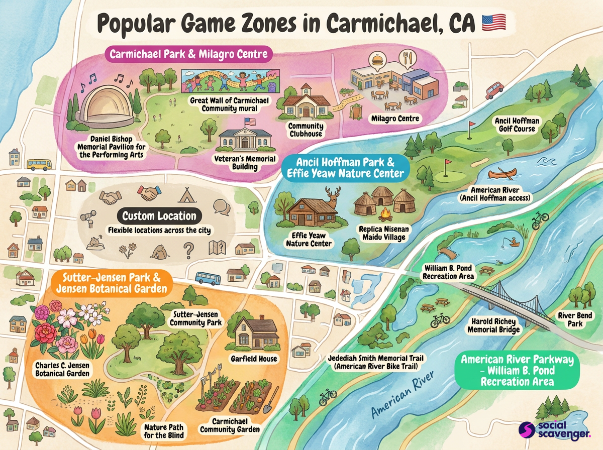 Discover Carmichael's Premier Game Zones