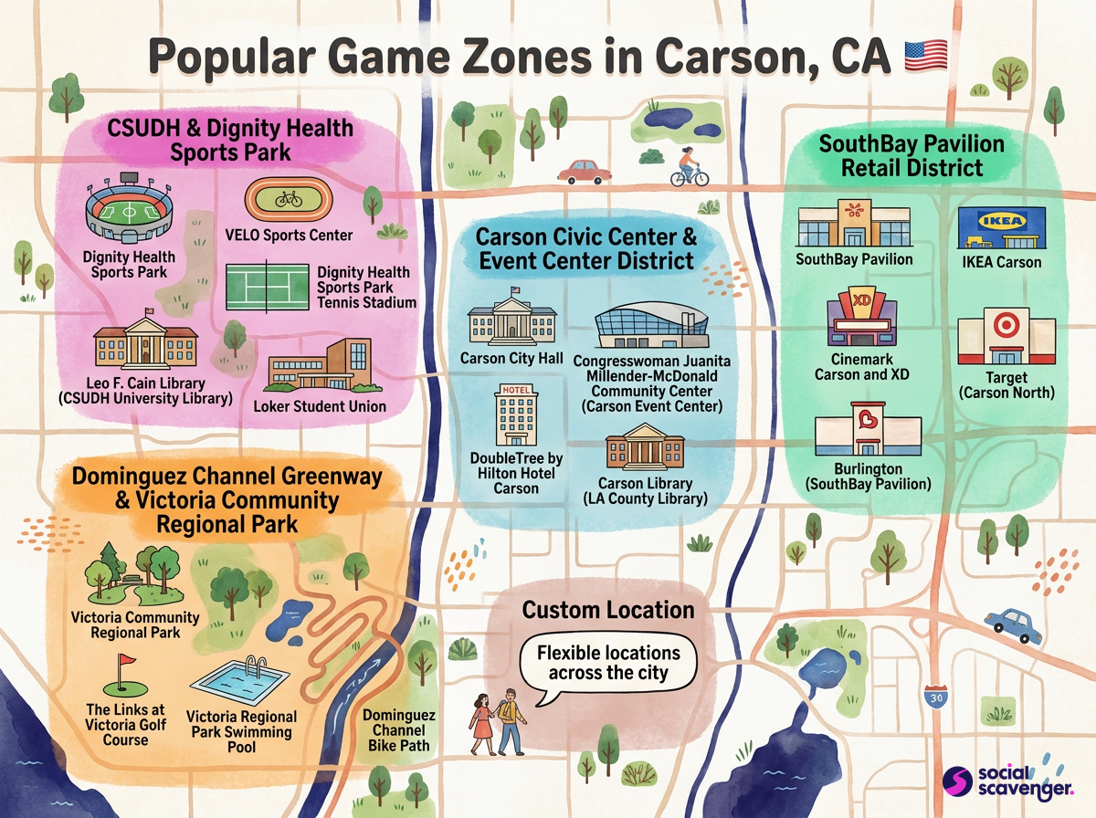 Explore Carson's Top Game Zones