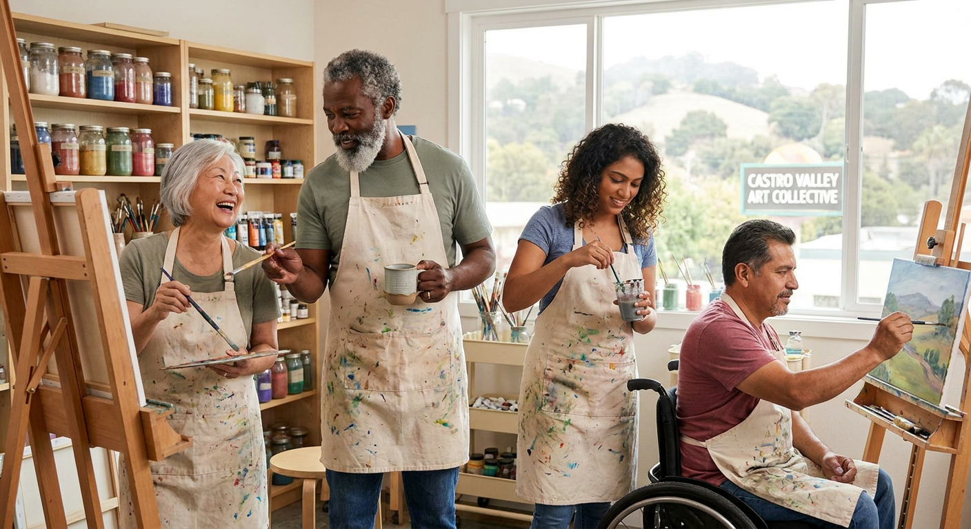 Private Paint & Sip Art Social at Artist Center